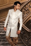 Abstemious Beige Indowestern Sherwani BL1022