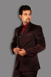 Designer Wine Wedding Tuxedo BL3037