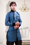 Blue Indo Western Sherwani BL1060