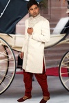Elegant White Sherwani BL2030