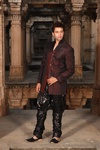 Dashing Maroon Indowestern Sherwani BL1013