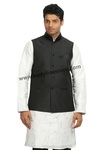 Black Nehru Jacket RK4124