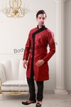 Maroon Indo Western Sherwani BL1054