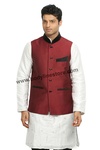 Maroon Nehru Jacket RK4122
