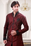 Maroon Indo Western Sherwani BL1064