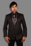 Pinstripes Semi Highneck Tuxedo BL3040
