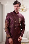 Purple Indo Western Sherwani BL1072