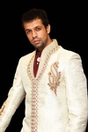 Off White Trendy Short Length Sherwani BL2001