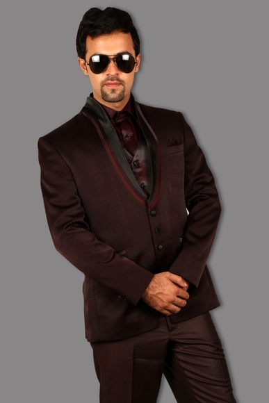3 Button High Neck Tuxedo BL3039