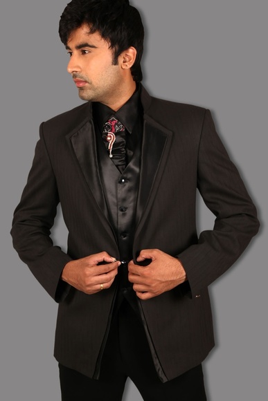 Beautiful Black Wedding Tuxedo BL3042