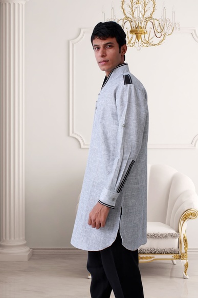 Classy Rich Linen Pathani Suit BL4015