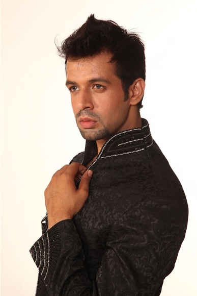 Jardoshi Work Black Indowestern BL1004