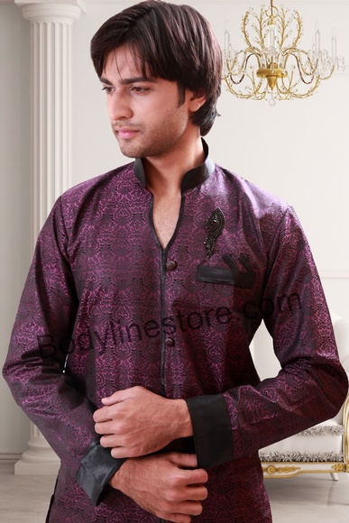 Lavender Indo Western Sherwani BL1053
