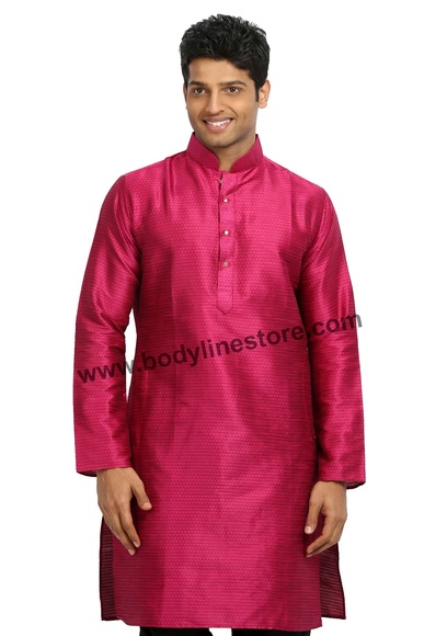 Pink Silk Kurta RK4116