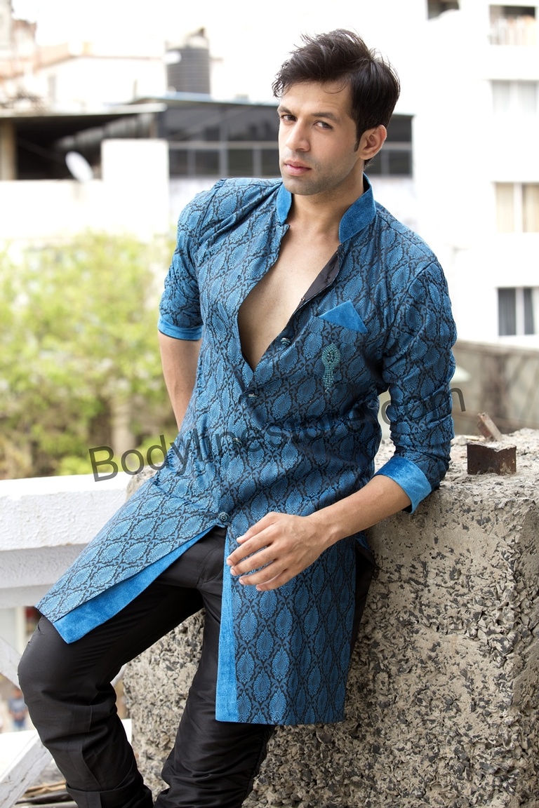 Blue Indo Western Sherwani BL1056