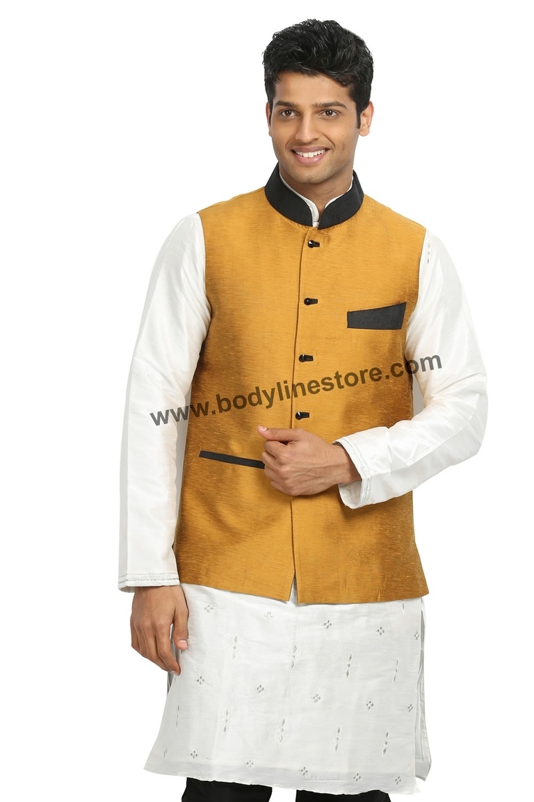 Gold Nehru Jacket RK4123